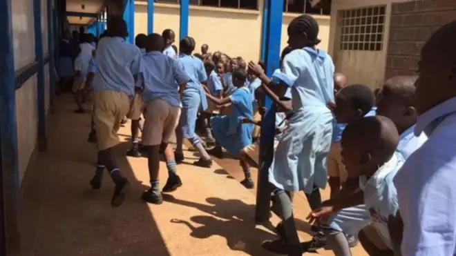 School children for Kenya