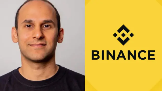 Aworan Nadeem ati ami idanimọ Binance