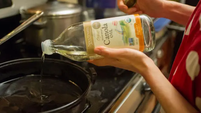 کینولا آئل، کوکنگ