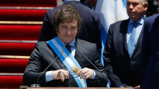 Javier Milei, presidente de Argentina