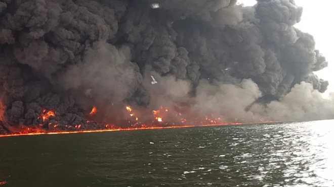 Cawthorne Channel fire