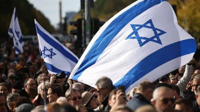 مظاهرة مؤيدة لإسرائيل في ألمانيا