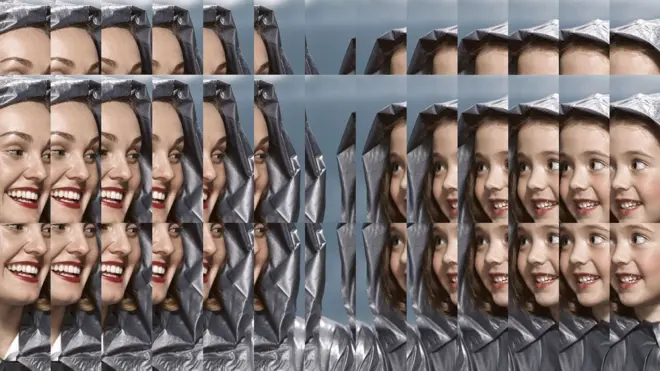 미래의 자신과 만난 여자