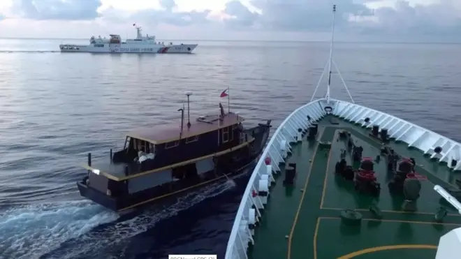 Rising tensions in the South China Sea have led to a boat collision