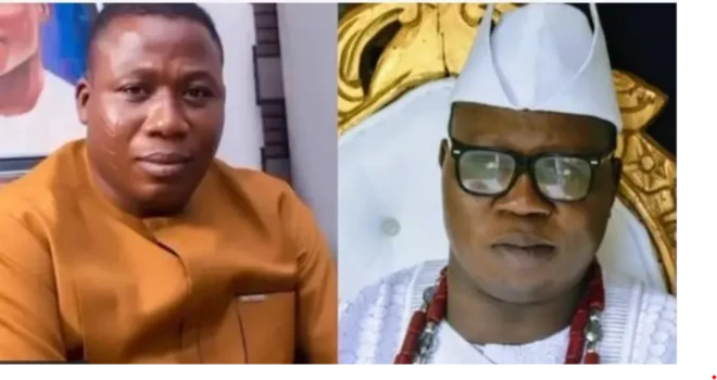 Aworan Sunday Igboho ati Iba Gani Adams