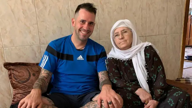 سانتیاگو سانچز چند روز قبل از سفر به ایران در اقلیم کردستان عراق