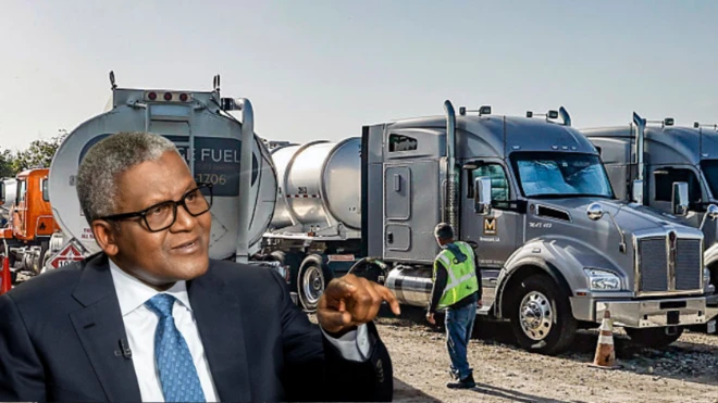 Dangote ati awọn ọkọ agbebo bẹntiro