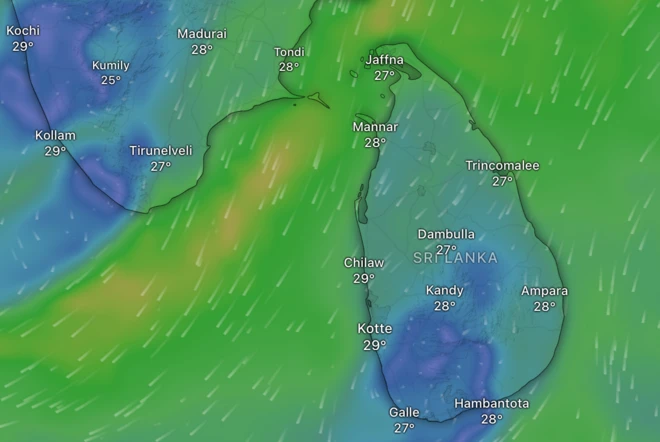 ලංකාවේ සිතියම