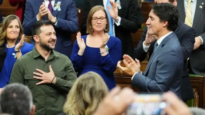 జెలెన్‌స్కీ, ట్రూడో