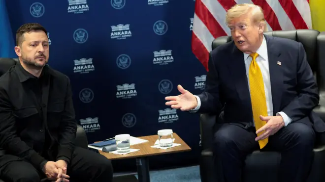 Владимир Зеленский и Дональд Трамп