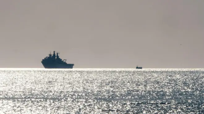 Учения НАТО около Вентспилса