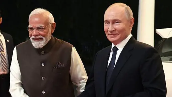 व्लादिमीर पुतिन, नरेंद्र मोदी