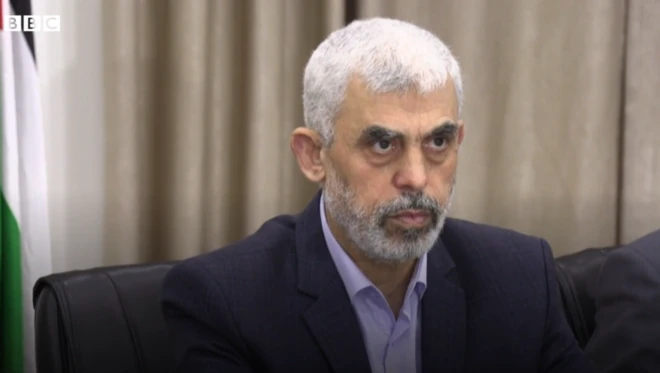 Yahyaa Sinwaar Onkoloolessa 17, 2024 Gaazaa keessatti ajjeefamuu Israa'el beeksifte