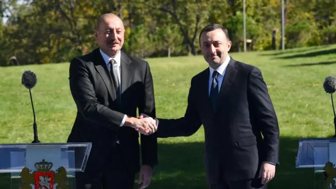 İlham Əliyev İrakli Qaribaşvili