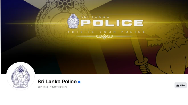 Sri Lanka Police Facebook Page