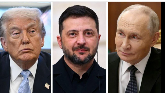 پوتین، زلنسکی و ترامپ 