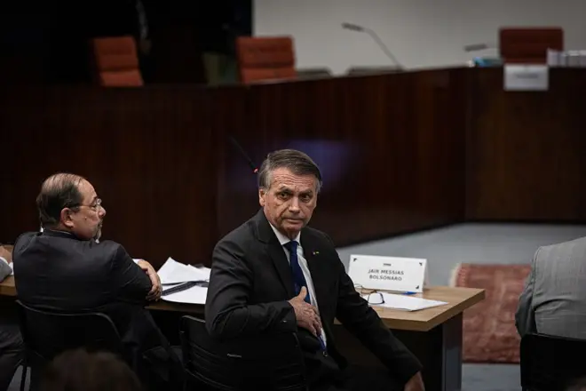 Jair Bolsonaro no STF