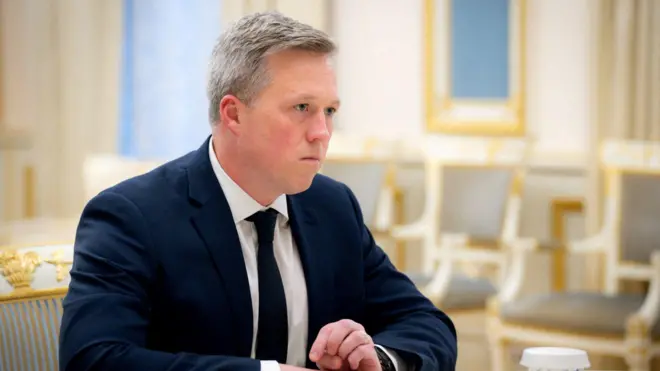 Дэн Дрисколл во время недавнего визита в Киев