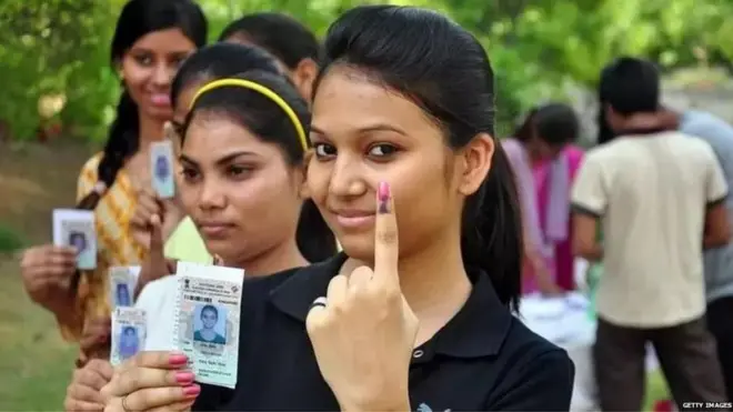 मतदाता की सांकेतिक तस्वीर