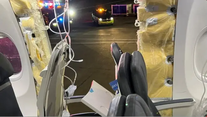 사고 항공기 모습