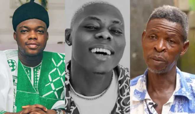 Aworan Cute Abiola, Mohbad ati Joseph Aloba 