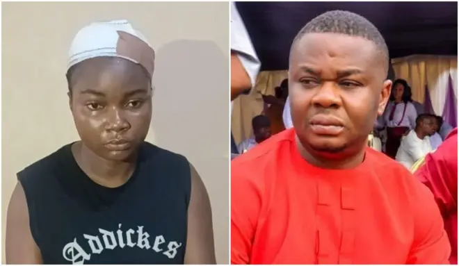 Ogochukwu Nwite yi uwe ojii dịka e kere ya ihe n'isi ebe nwanne ya nwoke Ikechukwu Nwite yi uwe na-acha mme mme.