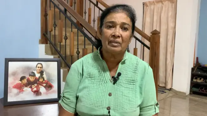 සිය දරුවන් සිව් දෙනා සමග ඝාතනයට ලක් වූ දර්ශනී ඒකනායකගේ මව