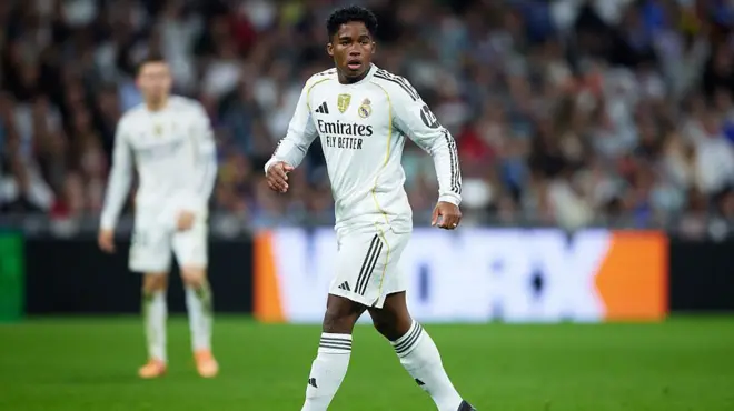 Ɗanwasan gaba na Real Madrid da Brazil Endrick