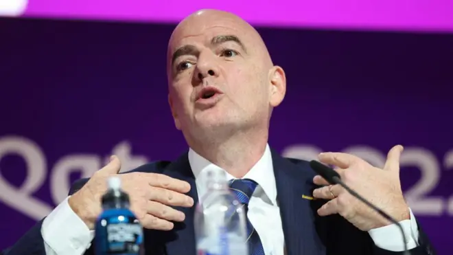 Infantino konuşuyor