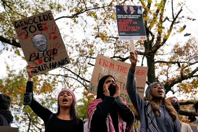  مظاهرات في الولايات المتحدة مؤيدة للفلسطينيين