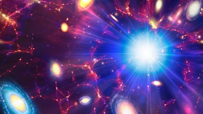 รูปดาวระเบิดสีแดง-ฟ้า