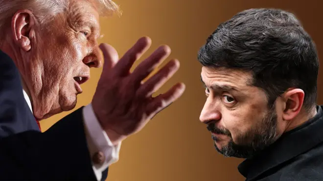 Дональд Трамп и Владимир Зеленский