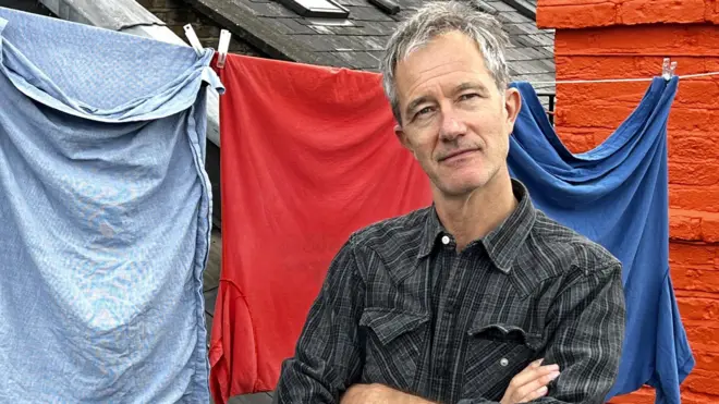 Geoff Dyer, retratado por Matt Stuart.
