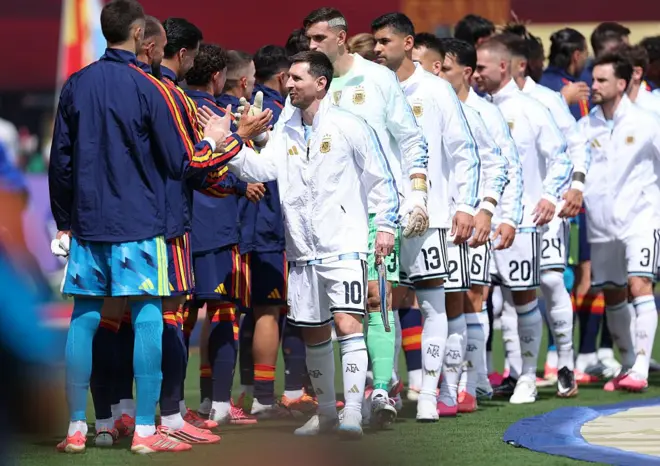 Arjantinli ve İspanyol futbolcular