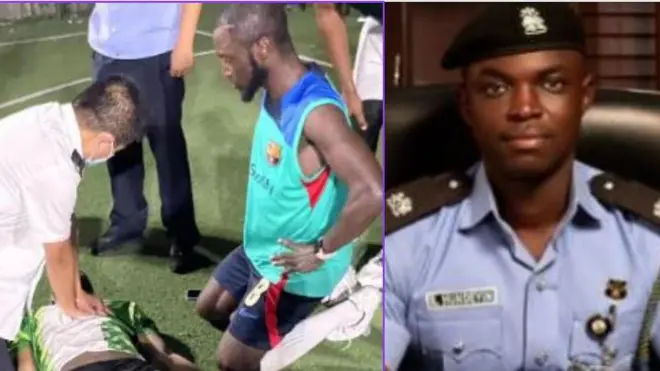 Agbabọọlu to ku ati alukoro ọlọpaa Eko