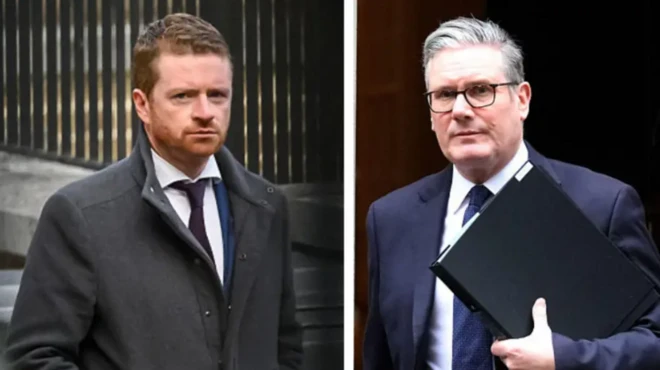 Morgan McSweeney ve İngiltere Başbakanı Keir Starmer 