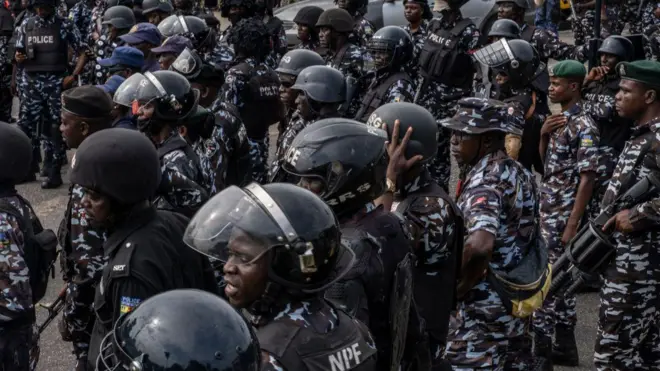 Aworan awọn ọlọpaa Naijiria