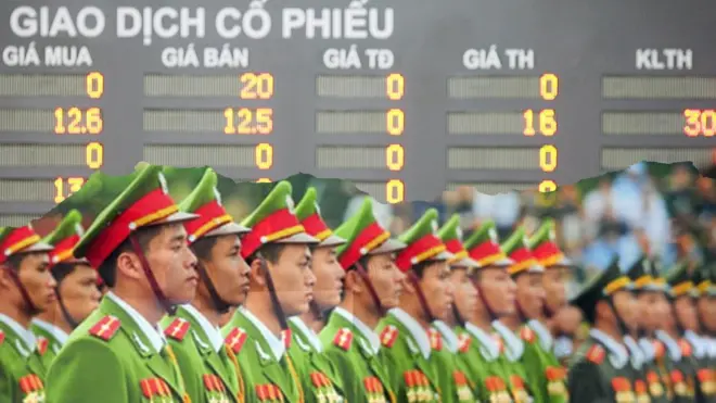 Chứng khoán, công an