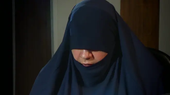 أم حذيفة أرملة أبو بكر البغدادي زعيم تنظيم الدولة الإسلامية