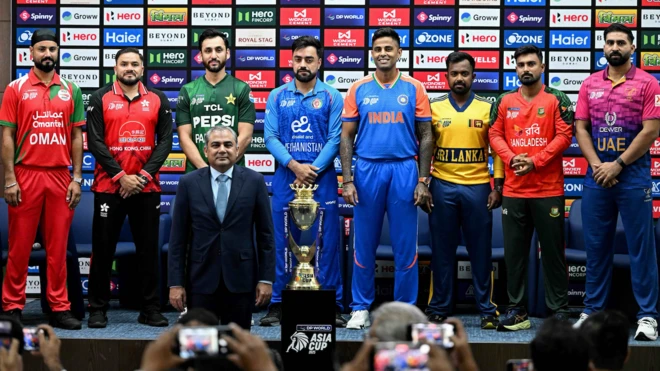 ආසියානු කුසලානය නියෝජනය කරන කණ්ඩායම්වල නායකයින්