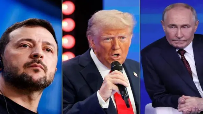 Зеленський, Трамп, Путін