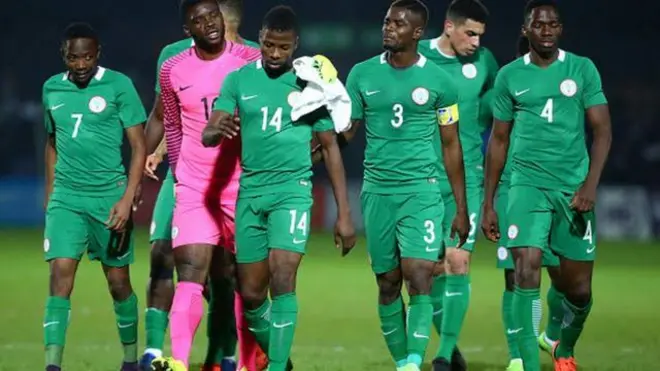 Nigeria go face South Africa for di qualifiers