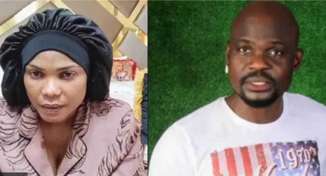 Aworan Iyabo Ojo ati Baba Ijesha 