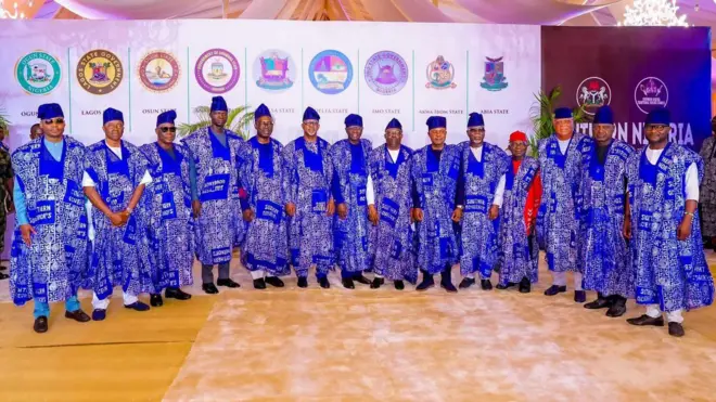 Awon gomina Guusu atawon omo egbe naa mi-in 