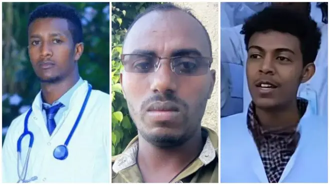 በተለያዩ የሕክምና ተቋማት የሚሠሩ እና በፀጥታ ኃይሎች በቁጥጥር ስር መዋላቸው ከተገለፀ የሕክምና ባለሙያዎች መካከል ጥቂቱ