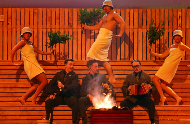 Predstavnici Švedske u peškirima na Evroviziji, evrovizija, pesma evrovizije