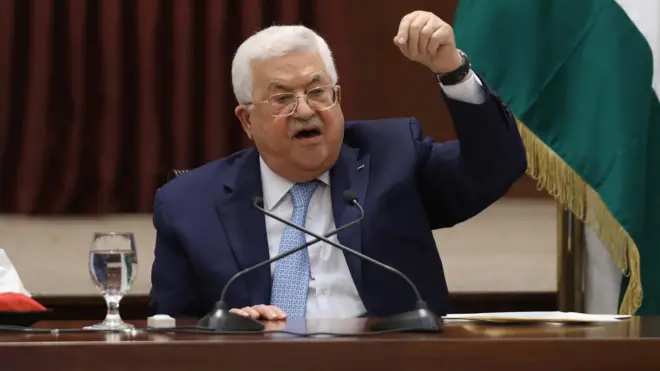 फ़लस्तीनी प्राधिकरण के राष्ट्रपति महमूद अब्बास