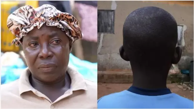 Aworan iya ọmọ naa ati akọyinsi ọmọdekunrin naa