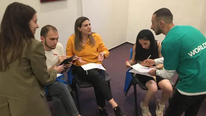 Azərbaycan və Ermənistandan olan gənclərin görüşü