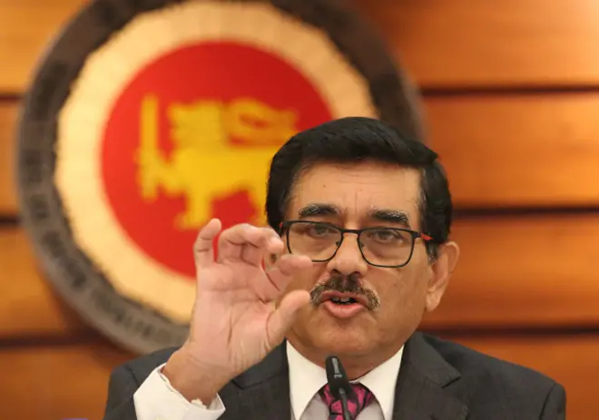 Nandalal Weerasinghe, governor of the Central Bank Sri Lanka